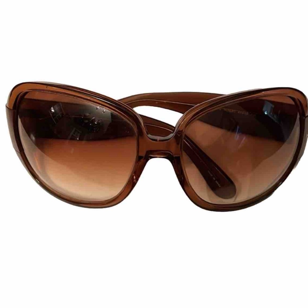 Marc Jacobs Brown Logo Oversized Sunglasses